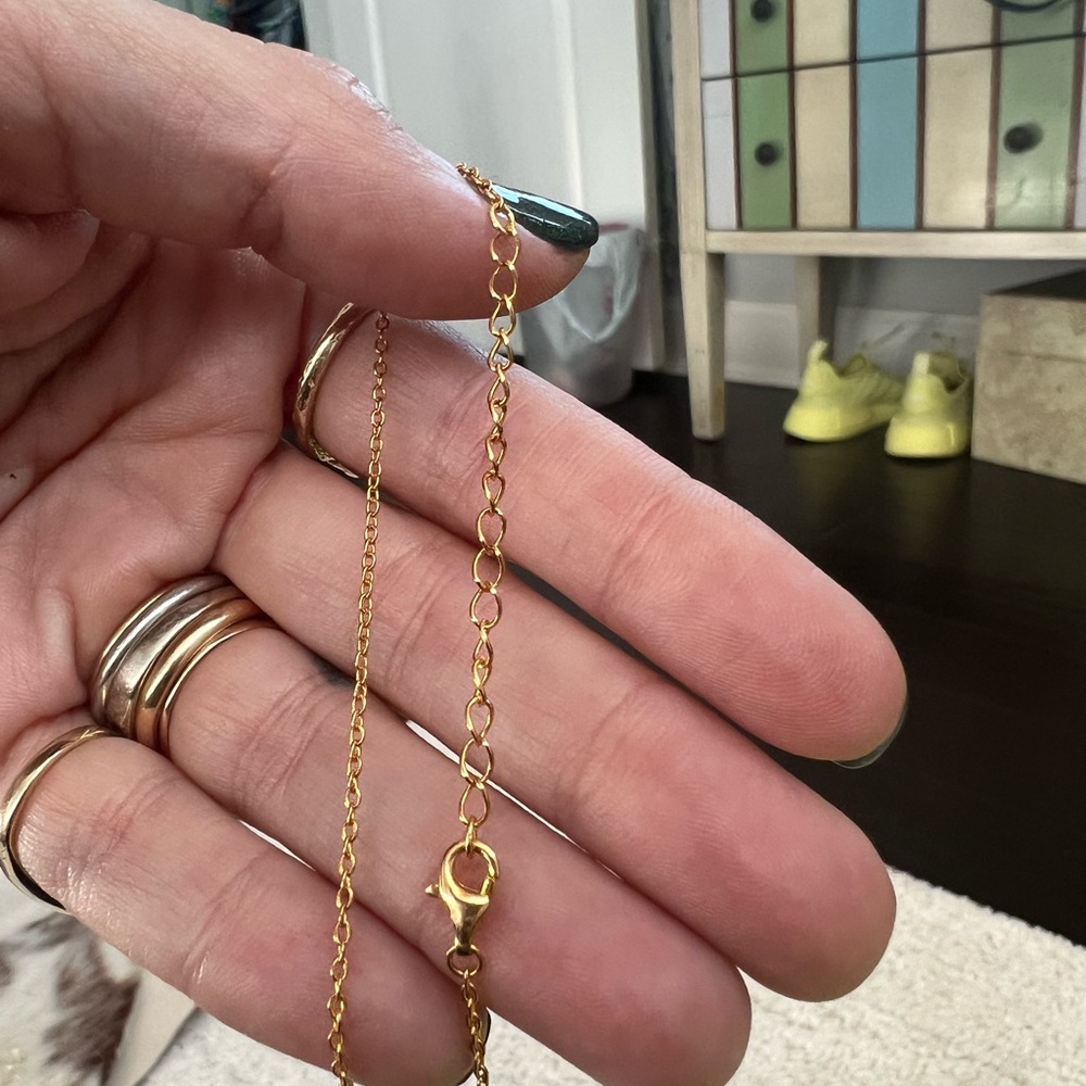 Gold vermeil chain